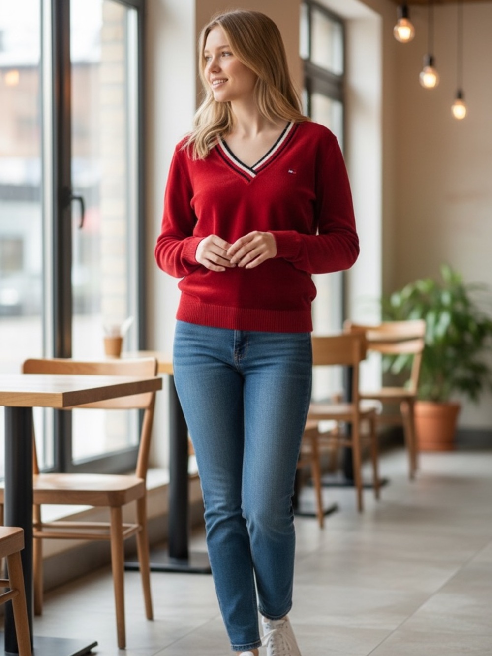 Tommy Hilfiger Red Sweater